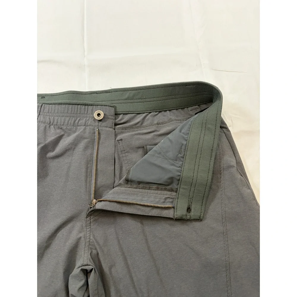 Kuhl Deceptr Mens 38x34 Tapered Hiking Pants Gray Tuff Lite Stretch UPF 50